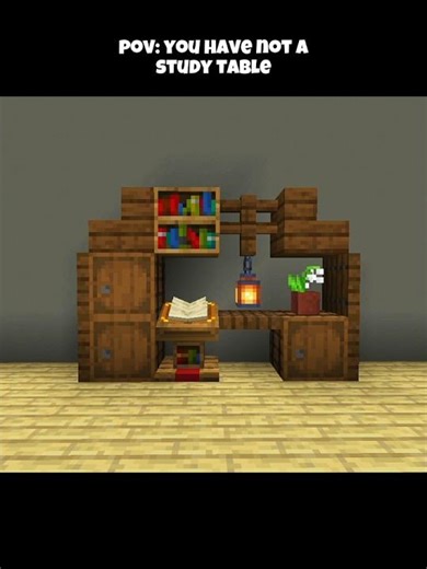 Minecraft Study Table 💀(MATADORA)#minecraft #shorts