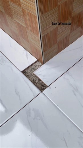 Tiling Hack: Perfect Four-Way Diagonal Intersection. #fblifestyle #tiles #intersections