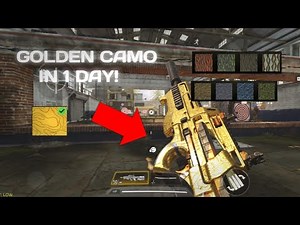 FASTEST WAY TO GRIND CAMO ON CODMOBILE - GOLD CAMO IN A SINGLE DAY!!