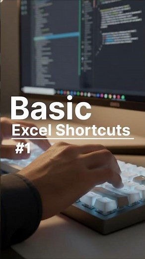 Basic Excel Shortcuts you must know |Excel Basics & Shortcuts #excel #ytviral #basicexcel #shorts