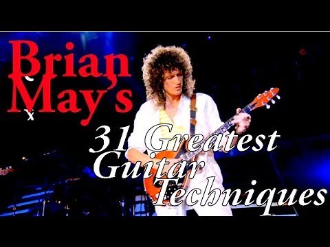 BRIAN MAY's 31 Greatest Guitar Techniques! (plus one bonus technique)