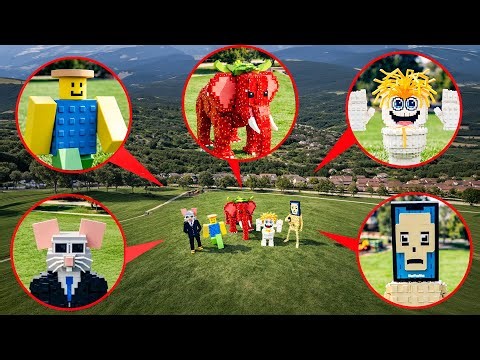 DRONE catches ALL BRAINROTS from STEAL A BRAINROT in REAL LIFE!! (FULL ROBLOX MOVIE)