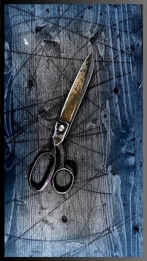 Old German Scissors - HACOMER Solingen - Hugo Hammesfahr & Co