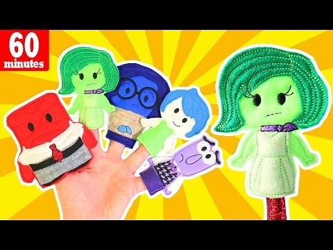 60min Inside Out Inside Finger Family Song | Songs For Children | FINGER FAMILY SONG PUPPET SHOW