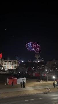 WATCH: OU puts on spectacular drone show during CFP game against Alabama
