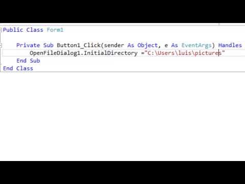 Cargar Imagen en Picture Box con OpenFileDialog desde Visual Basic .NET