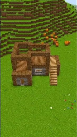 Minecraft House Tutorial 🏠 #minecraft #shorts