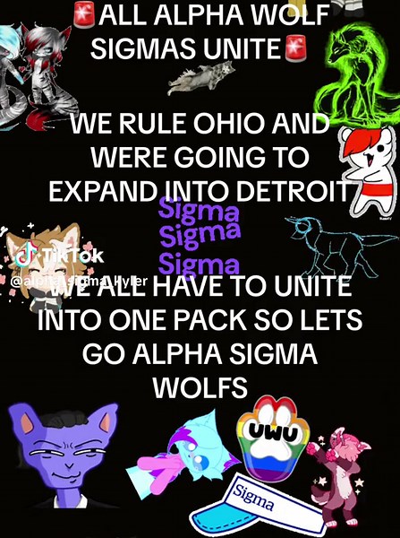 ALL ALPHA WOLF SIGMAS UNITE