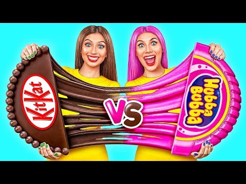 Bubble Gum vs Chocolate Food Challenge | Funny Situations by Multi DO Challenge