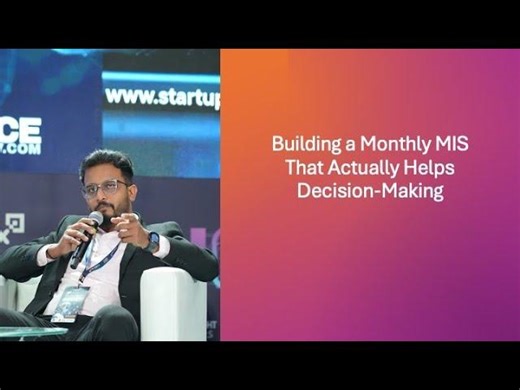 Building a Monthly MIS That Actually Helps Decision-Making | Abhijith Preman
