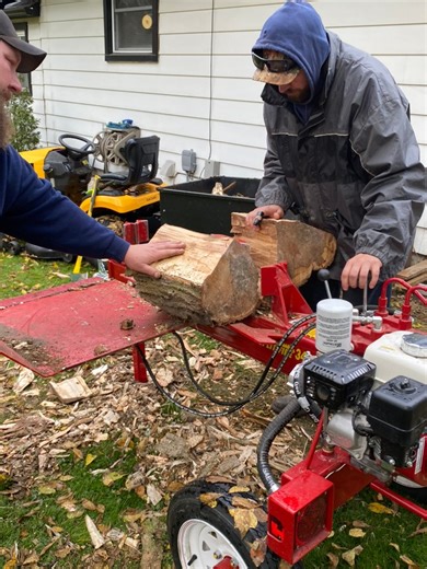 2.4K views · 49 reactions | Our sales manager Dylan spent his weekend helping out his neighbours gear up for winter with our demo 3465. | Split-Fire | Facebook