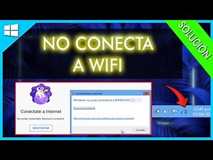 Windows NO Pudo Conectarse a WIFI Windows 7 💻