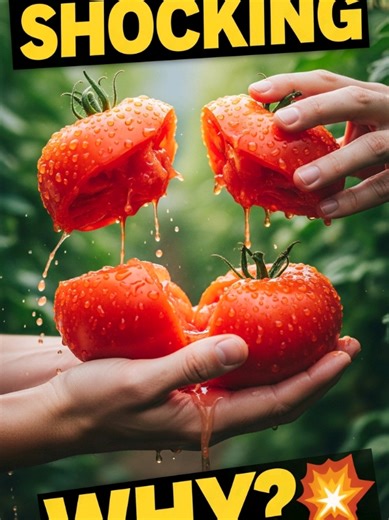 Why My Massive Tomato Exploded! 😱🍅 Ever seen a tomato do THIS? 🤯 This giant heirloom looked perfect until a sudden rainstorm caused it to