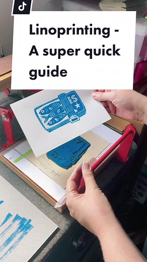 Linoprinting Quick Guide: Bestselling Sardines Print