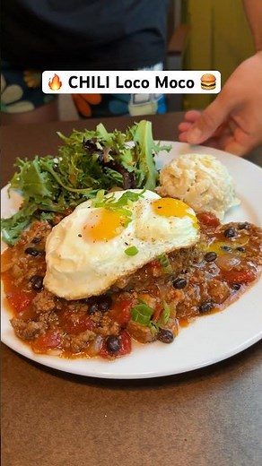 Chili Moco is the ultimate Loco Moco Variation!