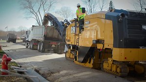 #TipTuesday: Cat® PM600 and PM800 Series Cold Planers come equipped with Obstacle Jump to clear obstacles in your cutting path. Check out this video for more on how it works and how to activate it from your settings. | Cat Paving North America
