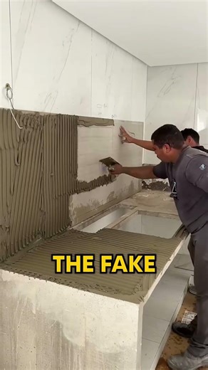 Building the Perfect Kitchen Counter Step by Step #construction #diy #tutorial #shorts