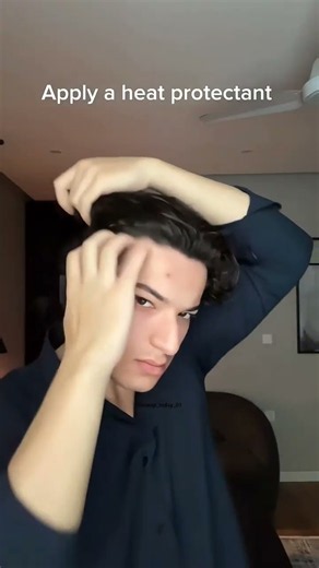 Middle part hairstyle #hairstyle #hairtutorial #menshairstyles #middlepart #hairstyletutorial #viral