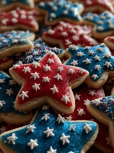 4th of July Sugar Cookie Recipe: Festive Star Design (digital PDF Download) - Etsy Australia