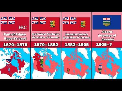 Evolution of Alberta's Flag and Territory