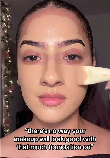 I love a full coverage base🤭💕 #makeup #makeuptransformation #fullcoverage #makeuplook #makeuptutorial