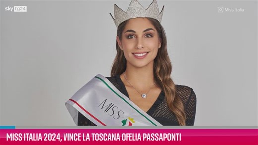 Miss Italia 2024, vince la toscana Ofelia Passaponti