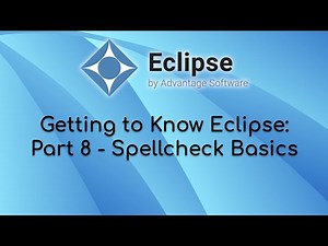 Getting to Know Eclipse: Part 8 - Spellcheck Basics