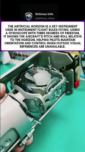 Artificial Horizon Gyroscope Instrument | Essential for Instrument Flight ✈️