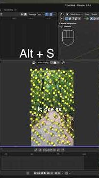 Camera tracking in Blender #blender #cgi #vfx