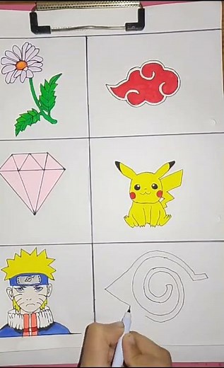 Naruto Logo Drawing | Marjan Arts Gallery | Anime Art. #shorts