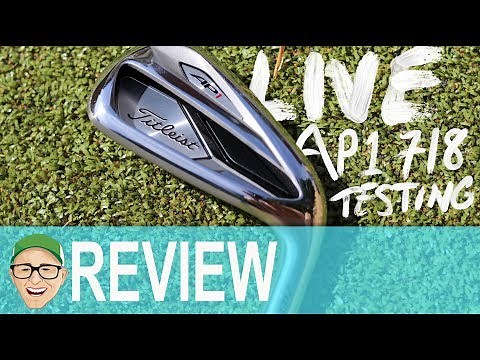 Mark Crossfield Live TESTING TITLEIST AP1 718 IRONS