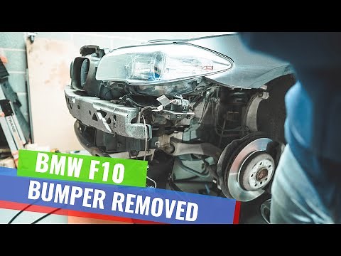 How to Remove BMW F10/F11 Front Bumper