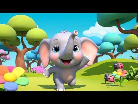 Little Elephant Goes Stomp Stomp Staa | Fun Animal Sounds & Kids Dance Song
