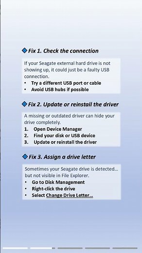 Seagate External Hard Drive Not Showing Up? Try This!
