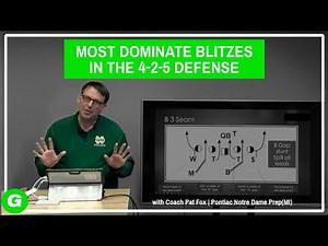 Most Dominant Blitzes In the 4-2-5 Defense | Glazier Clinics