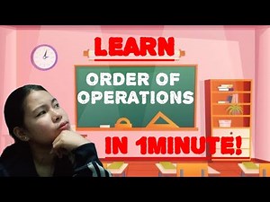 Learn ORDER OF OPERATIONS in just a minute⁉️😯😯😯
