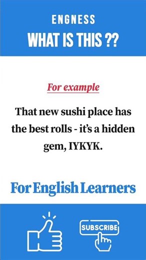 IYKYK Meaning