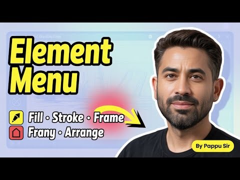 PageMaker Element Menu | Fill, Stroke & Fill and Stroke Explained | DTP Tutorial By Pappu Sir