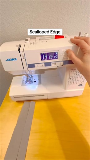 8.6K views · 69 reactions | Part 3 | Did you know that most sewing machines can do this really fancy edging stitch? Even if you have a fairly basic sewing machine with only a few stitch options, you can probably do this tiny scallop on your sewing machine. © sewpracticalsewfun  #sewinghacks #sewinghack #sewingtutorial | Quilt Patterns PDF | Facebook