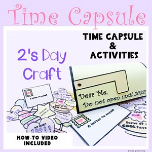 Two's Day Time Capsule Craft- DIY 2-22-22
