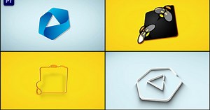 Revelación de logotipos giratorios en 3D V.2