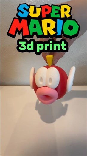 Super Mario Cheep Cheep 3d Print | #3dprinting #supermariobros #mario3d
