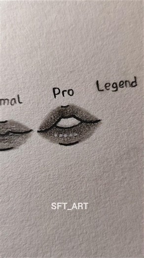 How to draw lips #drawing #tutorial #lips #art #sketch #pov #shorts