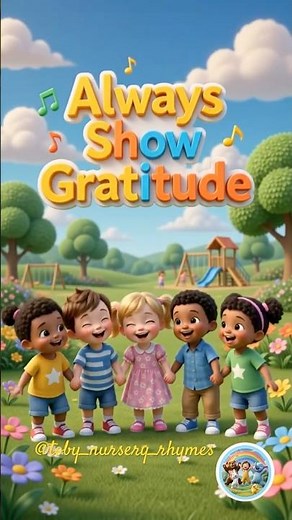 Say "Thank You!" 🌸🙏 | Gratitude Song for Kids & Toddlers | #nurseryrhymes #kidssongs #babyshorts