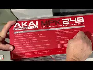 Unboxing The Akai MPK249 Controller Keyboard