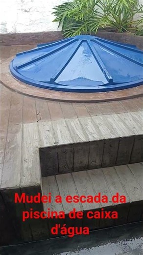 I moved the pool ladder from the water tank.