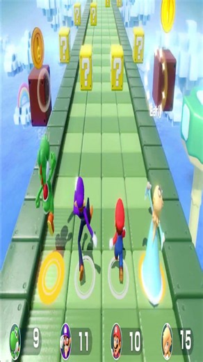 Super Mario Party - Every Jump Counts in This Crazy Coin Race!