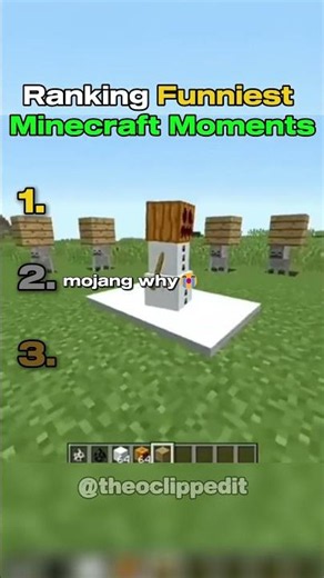 Minecraft Funniest Moments 👀😂 #shorts