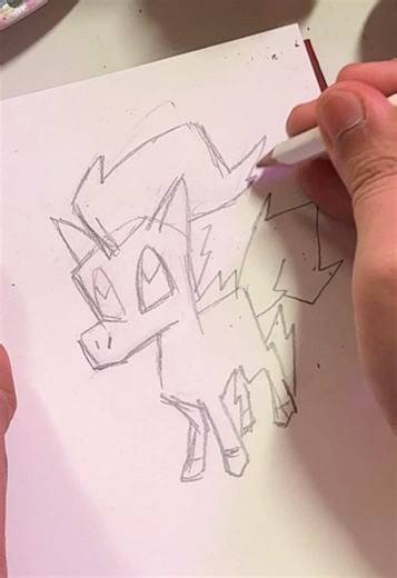 Drawing Ponyta! 🐎🔥 #pokemon #drawing #illustration #sketchbook #pokemonlegendsza