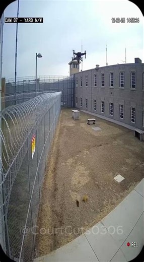 Caught on Cam: Prison Drone Delivery! 📦🚔